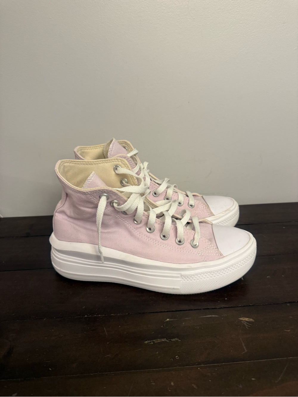 Converse Chuck Taylor All Star Move Platform High Top Pink Sneakers